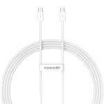 Baseus Superior 2 Moon White / Kabel USB-C - USB-C / 1 m / 30 W / 480 Mbps (57983118432)