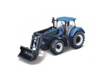 Traktor Bburago nakladače Fendt 1050 Vario/ New Holland kov/ plast, 16cm