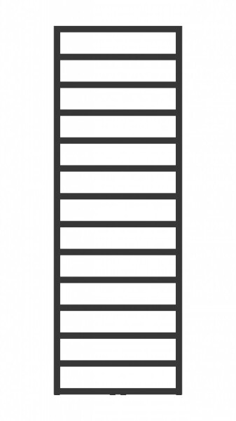 HOPA - Koupelnový radiátor PERTH černá barva - Barva - Černá , Doporučená topná tyč - 900 W, Rozměr A - 60 cm, Rozměr C - 172 cm, Typ připojení - Středové 50 mm RADPER601731SP