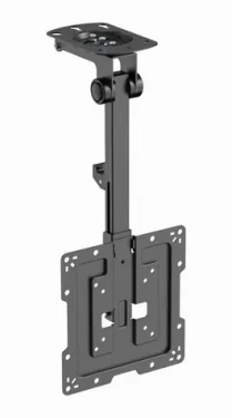 Gembird CM-55ST-01 černá / Držák na strop pro TV 23-55" / VESA 400x400 mm / nosnost 20 kg / naklápěcí a otočný (CM-55ST-01)
