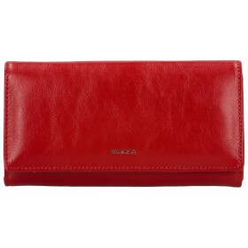 Módní dámská kožená peněženka Patrizia Albenia, červená