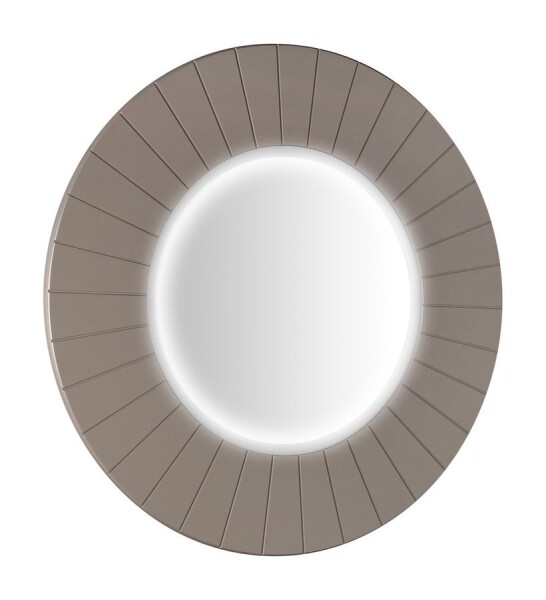 SAPHO - LUMIRO STRIP kulaté zrcadlo s LED osvětlením v rámu ø 75cm, agila LR750-4343S