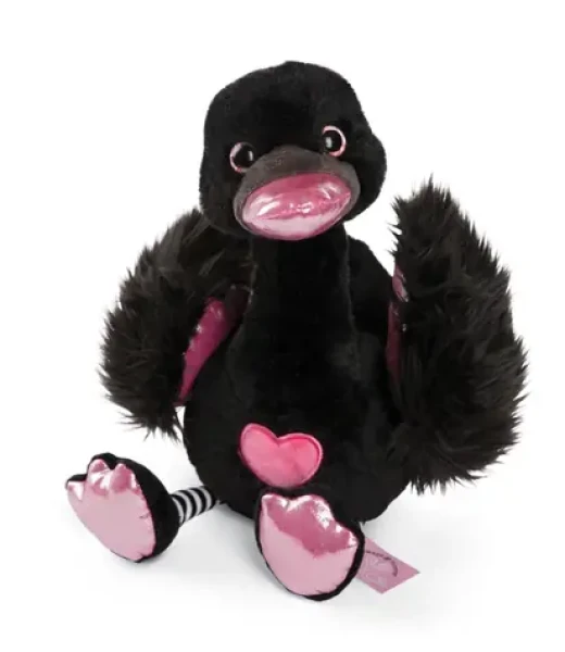 Nici Love Černá labuť GREEN 50 cm