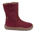 Dívčí zimní barefoot kozačky ZERU TEX BOOT Bordeaux G3160257-6 - 33