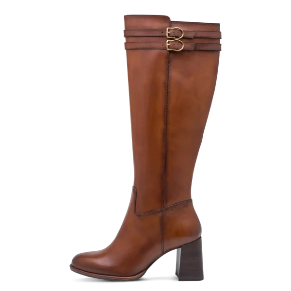 Tamaris 1-25547-47-305 Dámské kozačky cognac 40