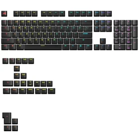 Glorious vyměnitelné klávesy GPBT Backlit (ANSI US) černá / PBT / 133 ks / ANSI US layout / Cherry MX(+) (GLO-KB-ACC-KC-GPBT-LIT-BLK-US)