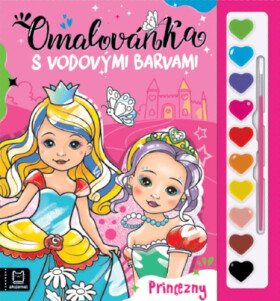 Omalovánka s vodovými barvami Princezny - Agata Kaczynska