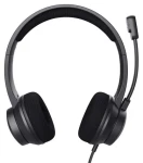 Trust HS-260 černá / Sluchátka s mikrofonem / USB / stereo / přes hlavu (25334)