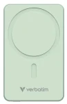 Verbatim Charge 'n' Go Essentials Magnetická bezdrátová powerbanka 10000mAh zelená / USB-C / MagSafe / 15-20W (32228)