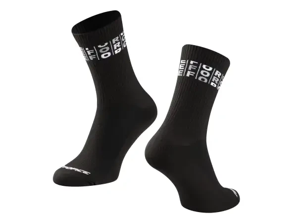 Force ponožky MESA černé - Force Mesa ponožky černá vel. S/M (36-41)