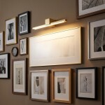 Koupelnové nástěnné LED svítidlo SWE043-1W 40cm GOLD OSW-20143