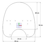 Suzuki GN 400 plexi štít