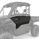 Levý panel dveří pro kabinu Deluxe na Can-Am Traxter HD11-černé barvy