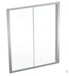 GEBERIT - GEO Sprchové dveře 160x190 cm, stříbrná/čiré sklo 560.183.00.2