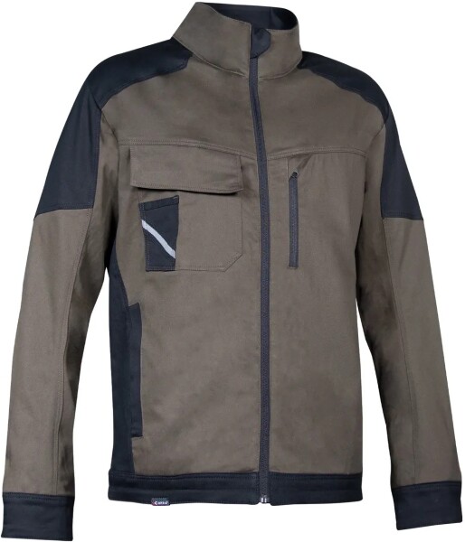 Pracovní blůza Cofra NOZEDO Barva: Hnědá, Velikost: 4XL (V700-0-03-4XL)