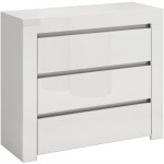 Komoda Deko D3 Bílý Lesk