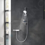 GROHE - Rainshower SmartActive Sada sprchové hlavice 130, 3 proudy, tyče 600 mm a hadice, měsíční bílá 26576LS0