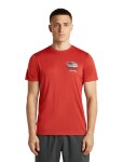ICEBREAKER Mens Merino 150 Tech Lite SS Tee Evolving Lay, Agate velikost: XXL