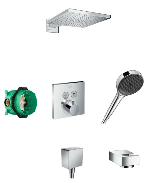 HANSGROHE - Raindance E Sprchový set 300 s termostatem pod omítku, chrom 27918000