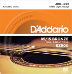 D'Addario EZ900 80/15 Bronze Extra Light - .010 - .050