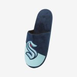 FOCO Pánské pantofle Seattle Kraken Team Logo Staycation Slipper Velikost: EU
