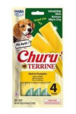Churu Dog Terrine dýně plemena M 4x30g