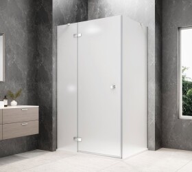 POLYSAN - GLOBE CHROME obdélníkový sprchový kout 1000x800, matné sklo, levé GB1010-3215MLC