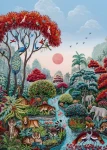 HEYE Puzzle Exotic garden: Ráj divočiny