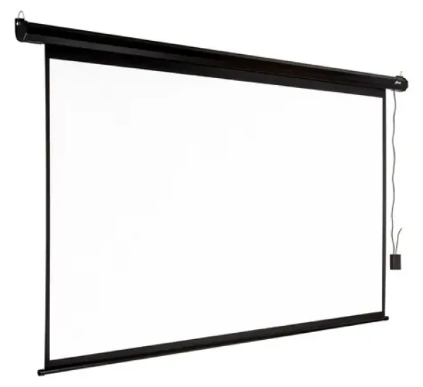 AVELI Elektrické projekční plátno 100" 221x125 cm / Plátno / elektrické / 16:9 / dálkové ovládání / černý tubus (XRT-00175B)