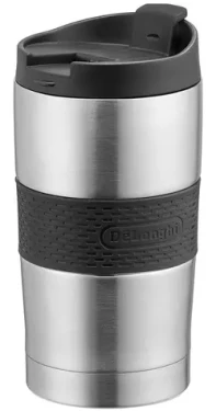 DeLonghi DLSC074 černo-stříbrná / Termohrnek / nerezová ocel / 235 ml (100002074925)