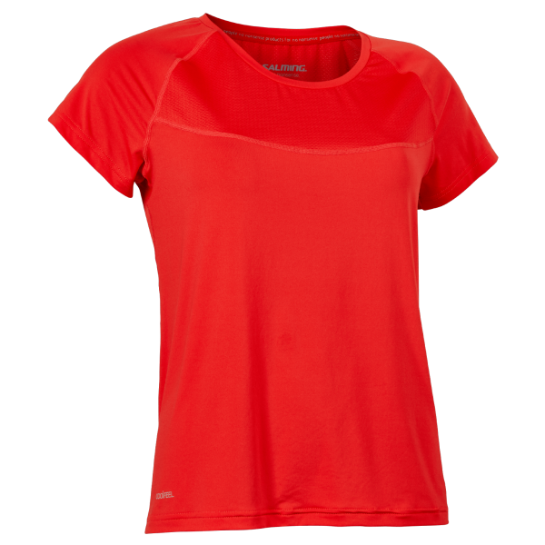 Běžecké tričko SALMING Run Laser Tee - Poppy Red Melange Velikost textilu: XS