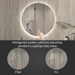 CERANO - Koupelnové LED zrcadlo Verido - Ø 100 CER-537373