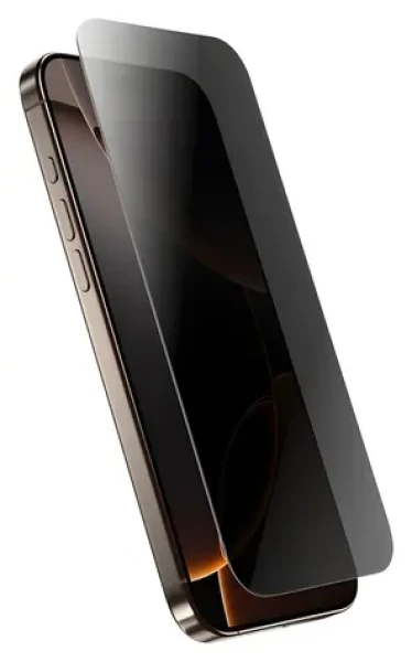 Crong 3D Armour Glass Privacy / Ochranné sklo / tvrzené / privacy filtr / pro Apple iPhone 17 Pro Max, 16 Pro Max (CRGP3DAGIP1669P)
