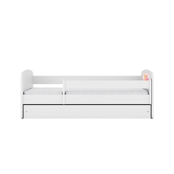 Dětská postel Babydreams bílá 70x140 Medvídek s motýlky