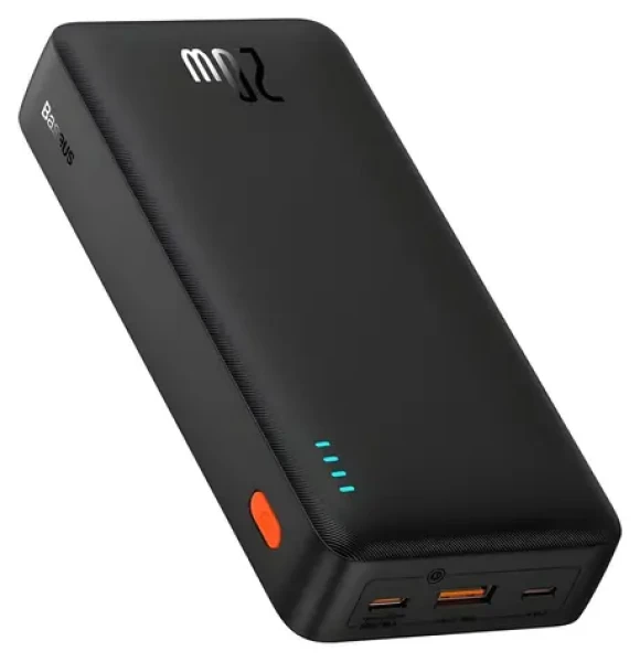 Baseus Airpow 20000mAh černá / Powerbanka / 20W / USB-A / USB-C (6932172648718)