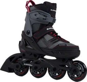 BLACKWHEELS Kolečkové brusle Playful šedé / Rekreační / Nastavitelné / vel. 36-39