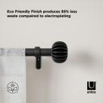 Roztažitelná garnýž 107-305 cm Umbra FINN - černá