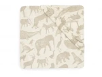 Jollein Prostěradlo napínací 120x60 cm Animals Nougat (511-507-67044)