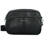Trendy dámská koženková crossbody kabelka Rory, černá