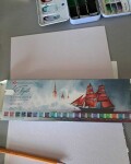 Nevskaya Palitra White Nights sada 21 granulujících akvarelů 2,5 ml