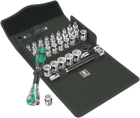 WERA 8100 SB All-in Zyklop Speed / sada s ráčnou / profil 3/8" / 35 dílný (05003536001)