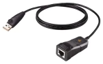 ATEN USB - RJ-45 (RS-232) černá / Sériový převodník / 1,2 m (UC232BF-AT)