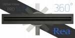 REA - Lineární odtokový žlab Neo Slim 1000 Pro černý REA-G8904