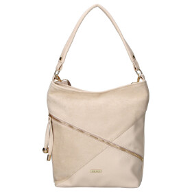 Trendy dámská crossbody kabelka LB Polla, béžová