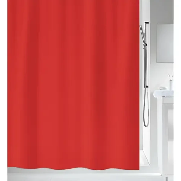 SPIRELLA Sprchový závěs PRIMO bordó / 120 x 200 cm / polyester