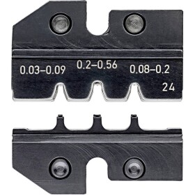 Knipex Crimpprofil für D-Sub-Stecker 97 49 24 krimpovací nástavec zástrčka D-SUB Vhodné pro kleště HD 20 , zástrčka HDE 0.03 do 0.56 mm² Vhodné pro značku