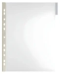 Durable Function Panel A4 transparentní / Přehledová kapsa / PVC / bílá poutka / 5 ks (560719)
