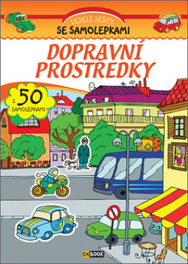 Dopravní prostředky - Veselé sešity se samolepkami