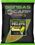 Sensas Super Feed Natural Corn / Pelety / 650 g / 4 mm / kukuřice (89967)
