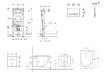 GEBERIT - Duofix Set předstěnové instalace, klozetu Oudee a sedátka softclose, tlačítko Sigma50, chrom/alpská bílá SANI11CA31100